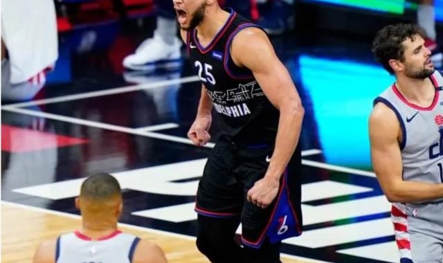 下载开云-谁说我不会得分？西蒙斯统治攻防助76人轻取奇才