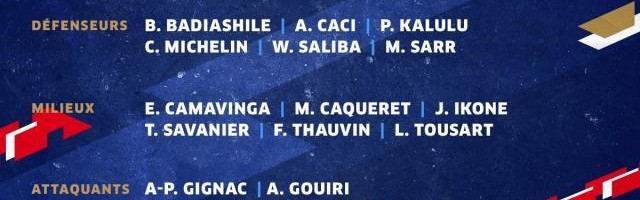 云开体育-法国国奥队名单：托万、吉尼亚克作为超龄球员入选